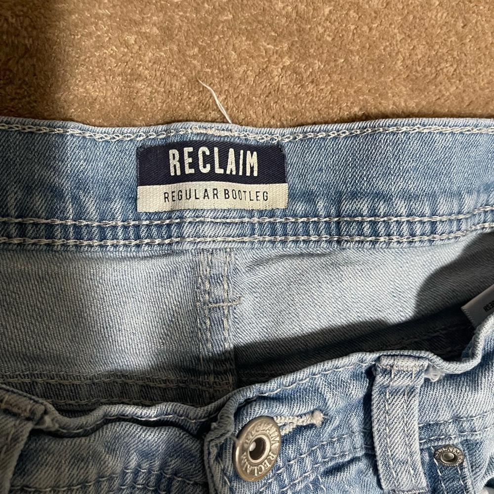 Men's Light Blue Bootcut Jeans